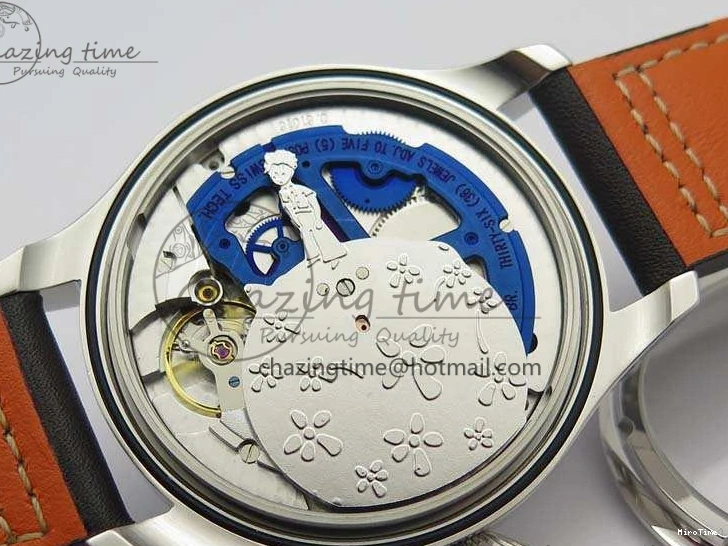 MIROTIME 0415 Versatile Big Pilot Real PR IW502703 SS YLF 1:1 Best Edition Blue Dial On Calfskin Strap A 7226